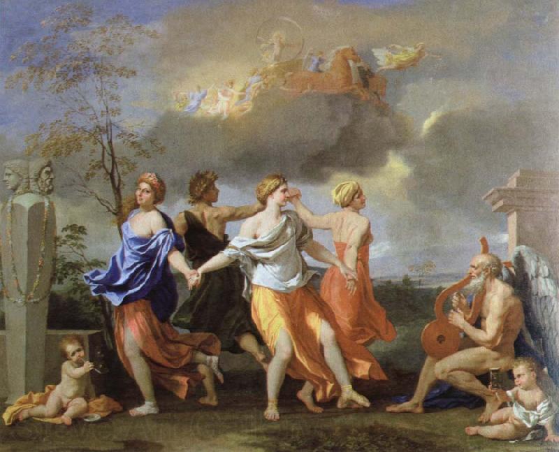 Nicolas Poussin a dance to the music of time Germany oil painting art
